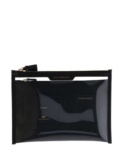 Portafoglio nero ANYA HINDMARCH | 180603Clear/Black